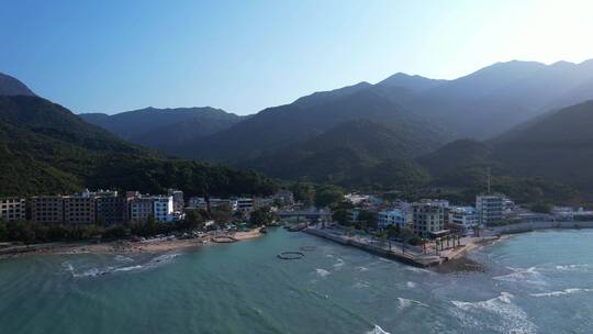 山海风光深圳大鹏杨梅坑海岸线E