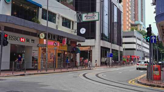 【正版素材】香港城市街道