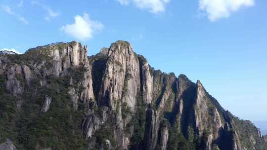 航拍上饶市三清山