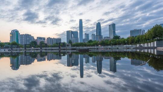 广东省东莞市城市风光延时