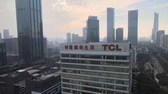 TCL大厦南山科技园 高新园 科技园视频素材模板下载