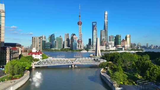 上海乍浦路桥 外白渡桥 陆家嘴