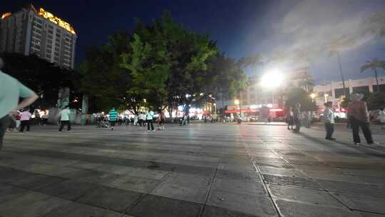 云南芒市城市夜景街景