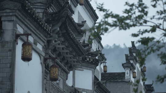 瑶里古镇雨后唯美景色