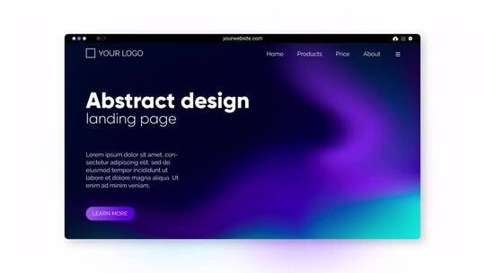 时尚简洁网络宣传片最低透明度网页设计AE模板