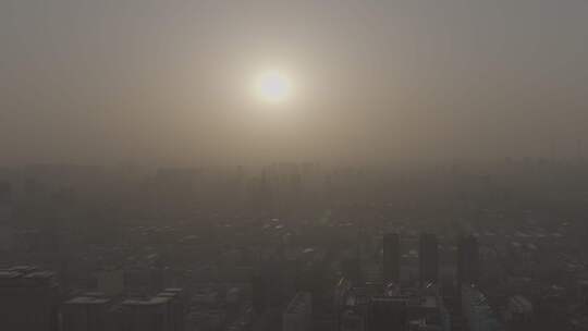 河南安阳航拍空镜城市都市怀旧豫北高空航拍视频素材模板下载