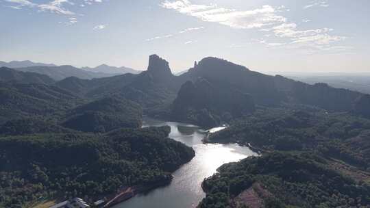 江西上饶龟峰景区航拍