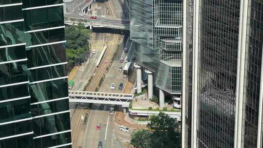 香港中环城市街景视频素材模板下载