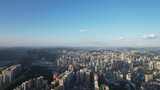 贵州贵阳城市大景蓝天白云航拍高清在线视频素材下载