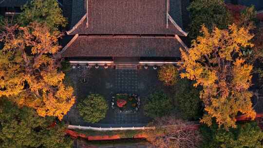 嘉兴南湖烟雨楼航拍