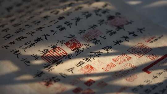 4K兰亭序光影延时5