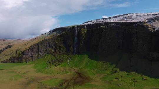 航拍美丽的冰岛的景观