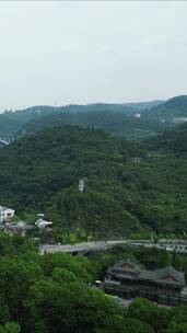 祖国大好河山西陵峡风景竖屏