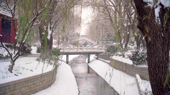 北京故宫门外河流