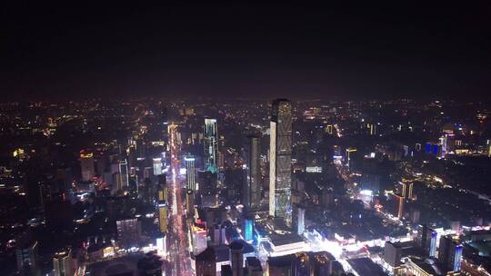 4k长沙夜景-都市夜色