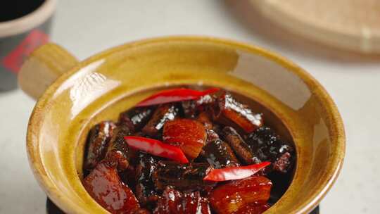 红烧肉猪肉美食美味食物中国菜特写