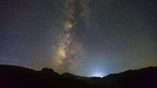 银河 星空视频素材模板下载