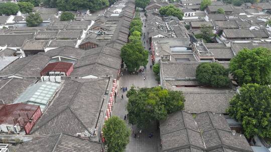 福州上下杭历史文化街区航拍视频素材模板下载