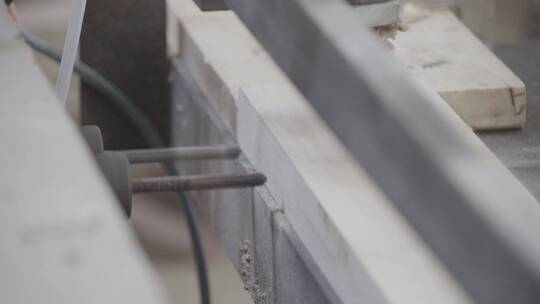 4k家具工厂生产开孔特写实拍视频视频素材模板下载