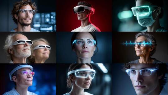 智能眼镜革新视界体验未来生活高清在线视频素材下载