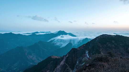 大山高山云海云瀑云延时4k60帧