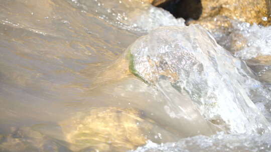 瀑布 水流 流动 石头 溪流