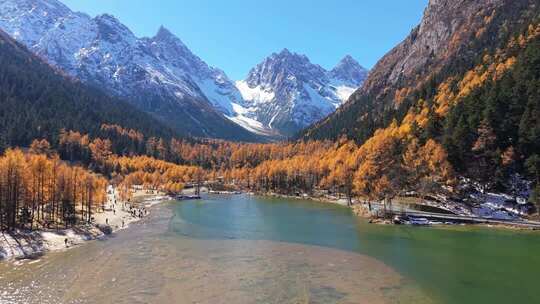 川西毕棚沟秋天景色合集