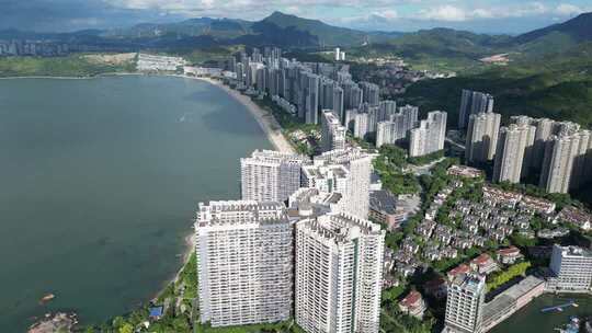 惠州市十里银滩海云天航拍