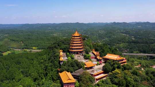 寺庙寺院祈福禅修禅意风景意境古建筑素材