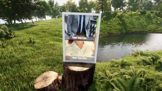 优雅自然幻灯片