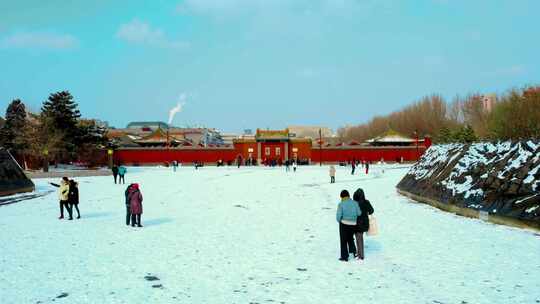 沈阳故宫雪景