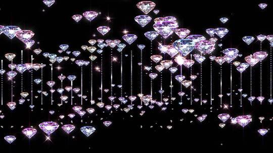 钻石音乐节奏起伏波动粒子线条背景