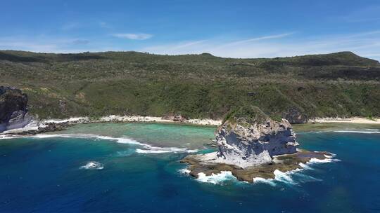 塞班沙滩酒店岛屿航拍