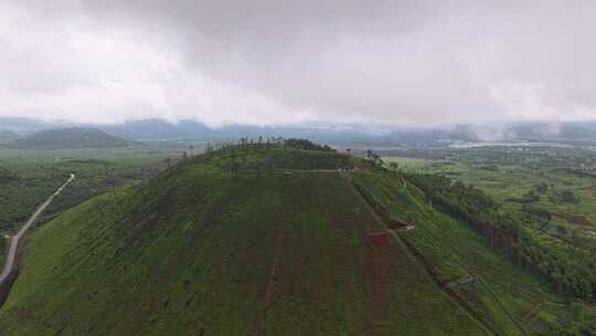 腾冲火山地热国家地质公园航拍