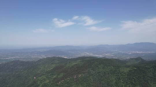 大山高山航拍大山深处