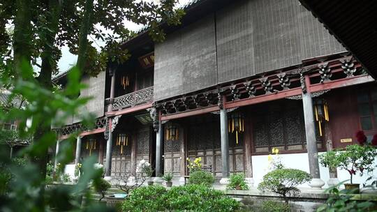 天台山国清寺建筑视频