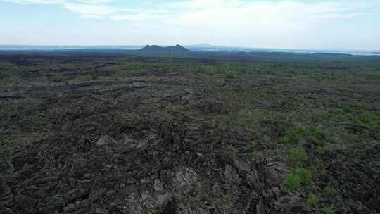 黑龙江五大连池火山群航拍