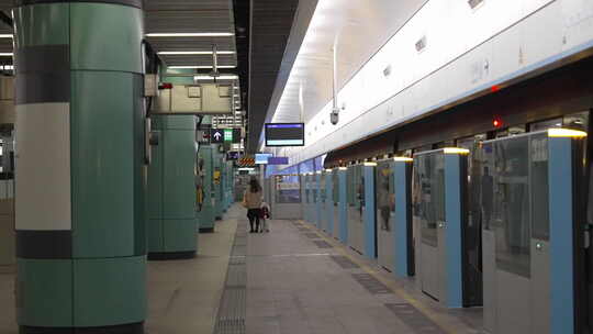 香港地铁场景视频素材模板下载