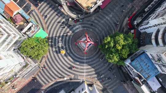 桂林正阳路步行街航拍