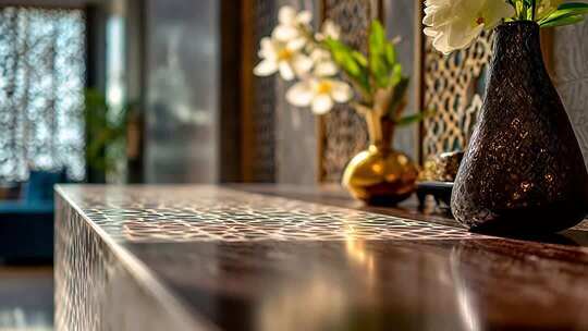 室内装饰摆件特写