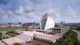 上海市临港新城中国航海博物馆高清在线视频素材下载