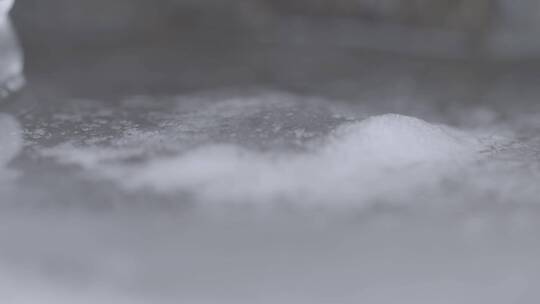 冬季北方冰雪光阴变化LOG视频素材