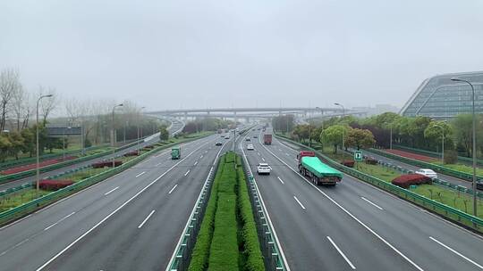 上海高速交通视频素材模板下载