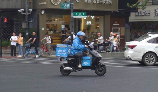 外卖配送视频素材模板下载