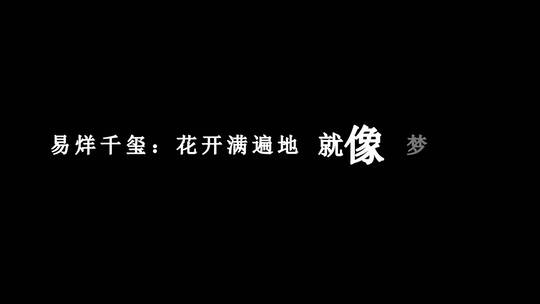 王力宏-Tonight Forever歌词视频素材