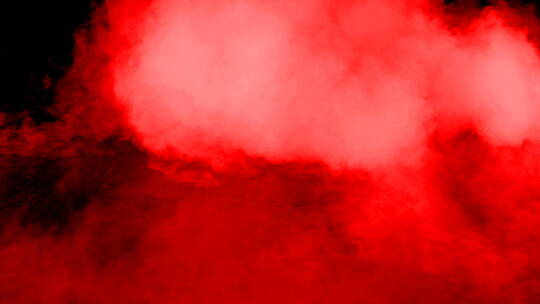红红的烟雾