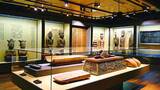 博物馆 文物展示 中国古代陪葬品 墨宝高清在线视频素材下载