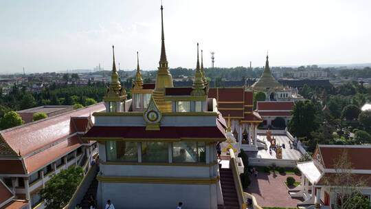 洛阳白马寺国际佛殿泰国寺庙泰国风格建筑