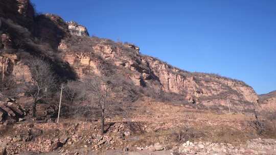 树 岩石上的树 美景 景色 石家庄 嶂石岩