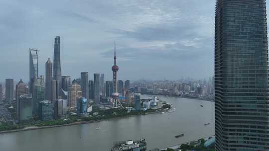 上海北外滩航拍空镜